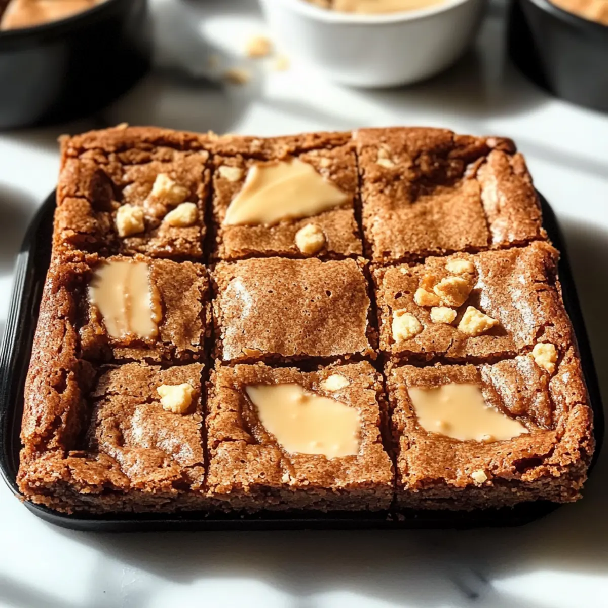 Biscoff Blondies