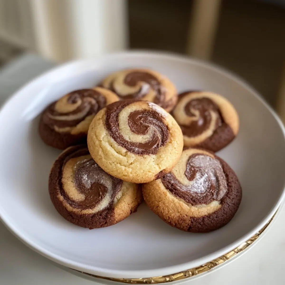 Nutella, Vanille und Schokoladenkekse