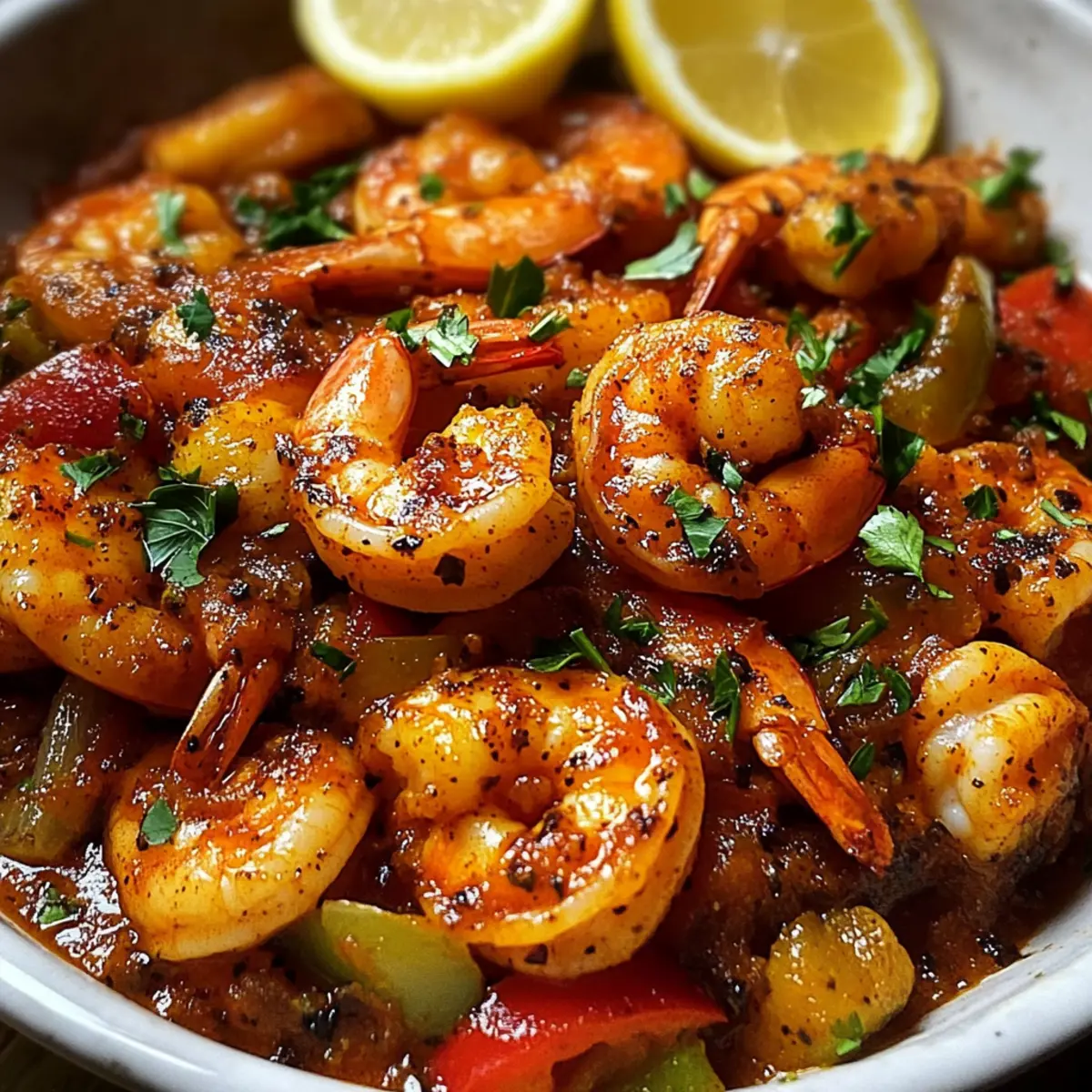 Würzige Voodoo Garnelen