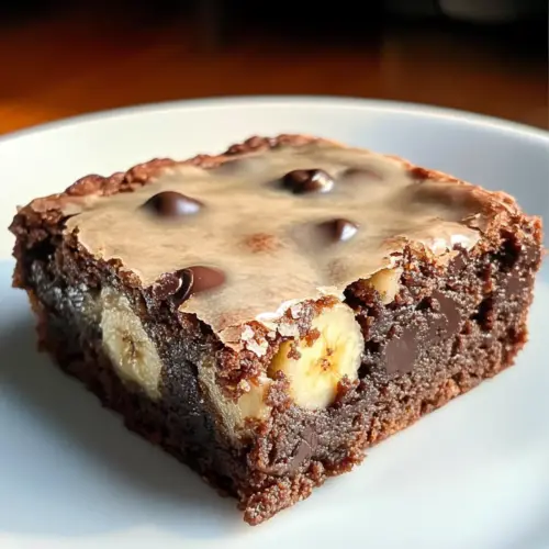 Bananenbrot Brownies