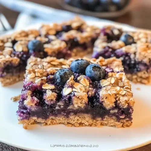 Heidelbeer-Hafer-Crumble-Riegel