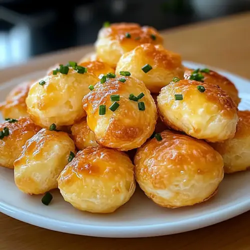 Käse Puff Snacks