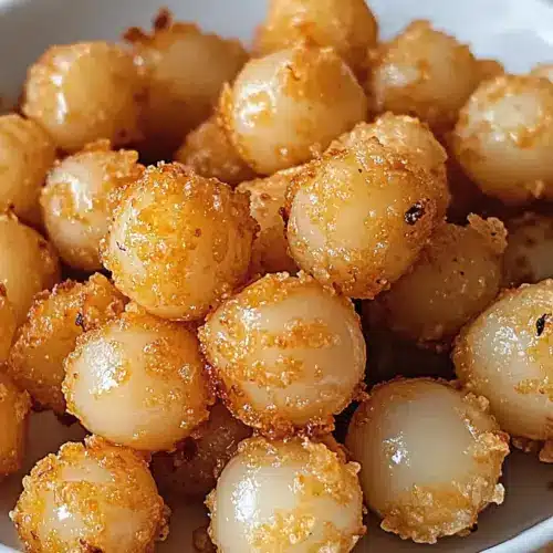 Knusprige Heißluftfrittierte Perlenzwiebeln