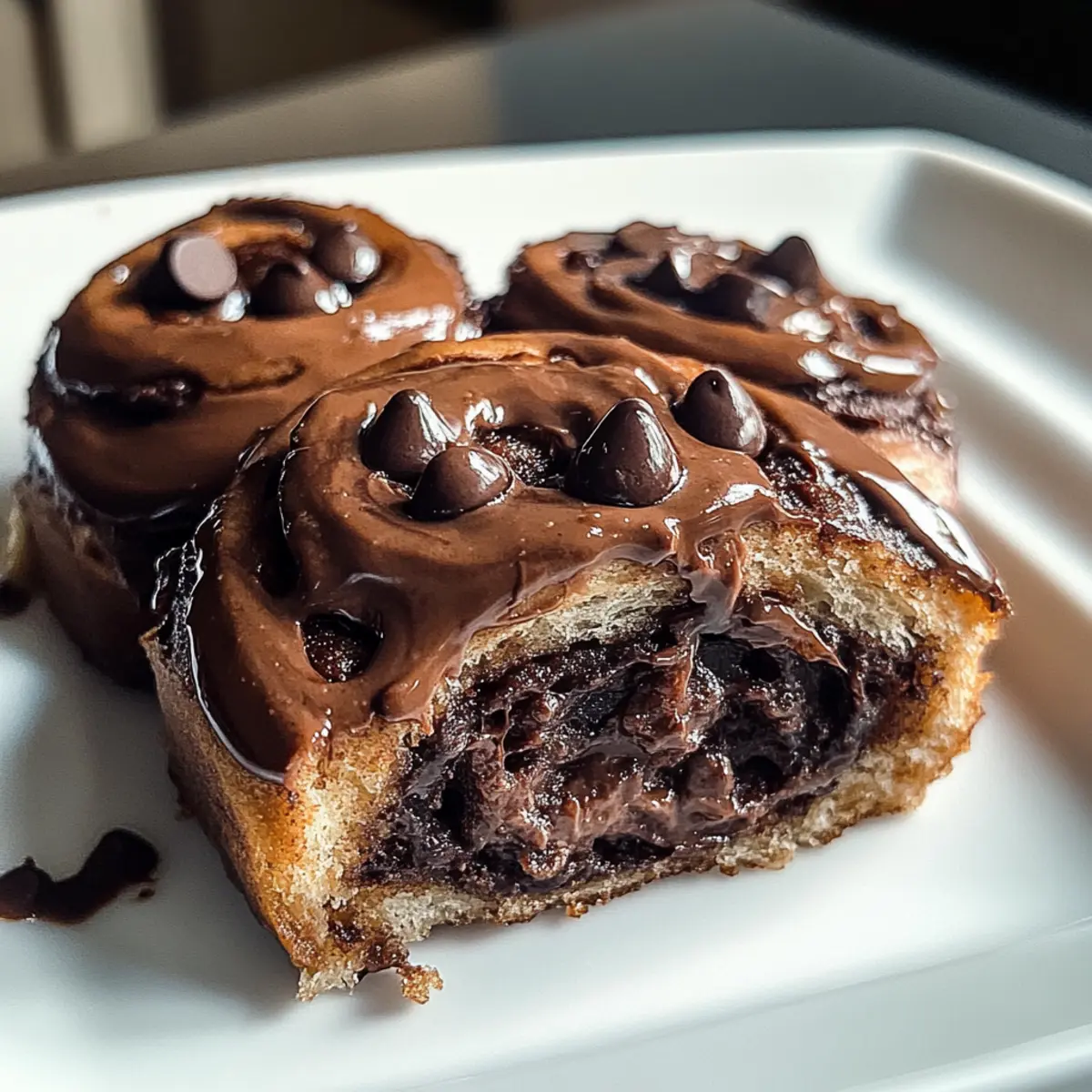 Doppelte Schokoladen-Zimtschnecken