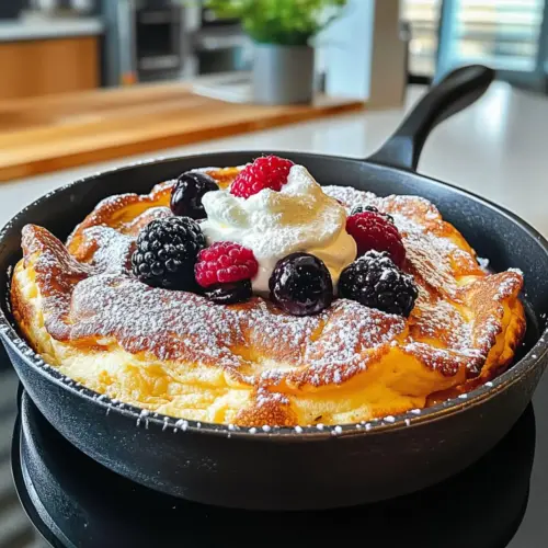 Fluffiger Dutch Baby Pfannkuchen Rezept