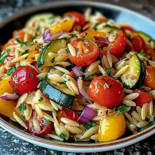 Geröstetes Gemüse Orzo