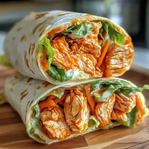 Würzige Buffalo-Hühnchen-Wraps