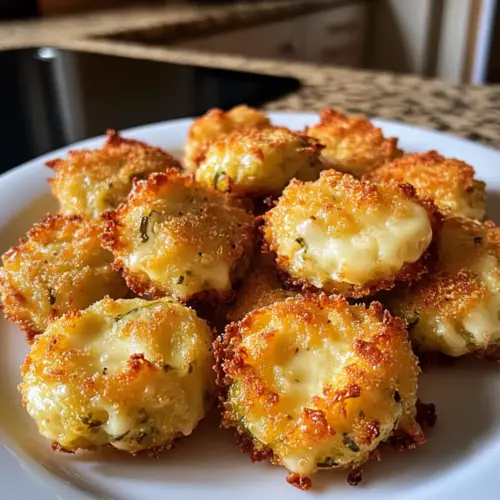 Knusprige Gurkenkäsebissen