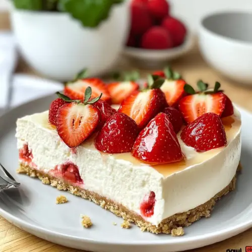 Niedrig-Kohlenhydrat-Quarkkuchen mit Vanille-Topping