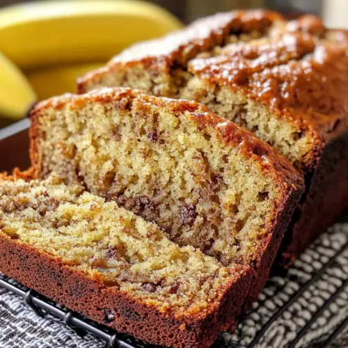 Klassisches feuchtes Bananenbrot