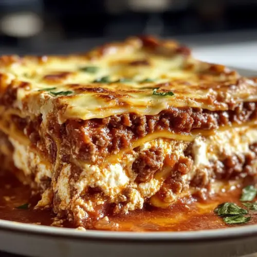 Einfache Lasagne mit Ricotta