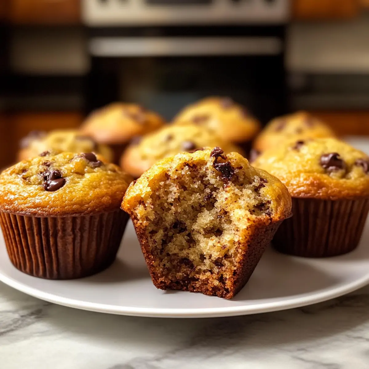 Flauschige Bananenbrot-Muffins