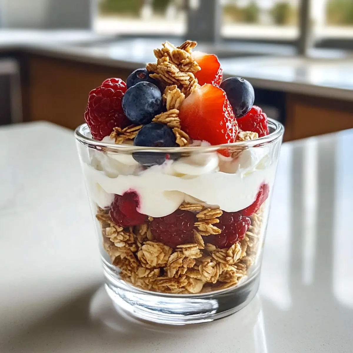 Griechischer Joghurt Parfait