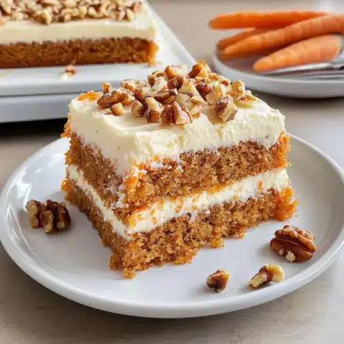 Carrot cake from the tray