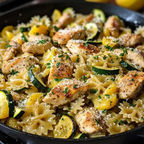 Zitronen-Hühnchen-Pasta