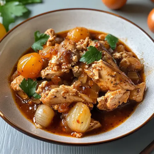 Schmortopf Hähnchen Stifado