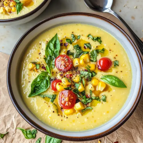 Sommer Süßmaiskalte Suppe