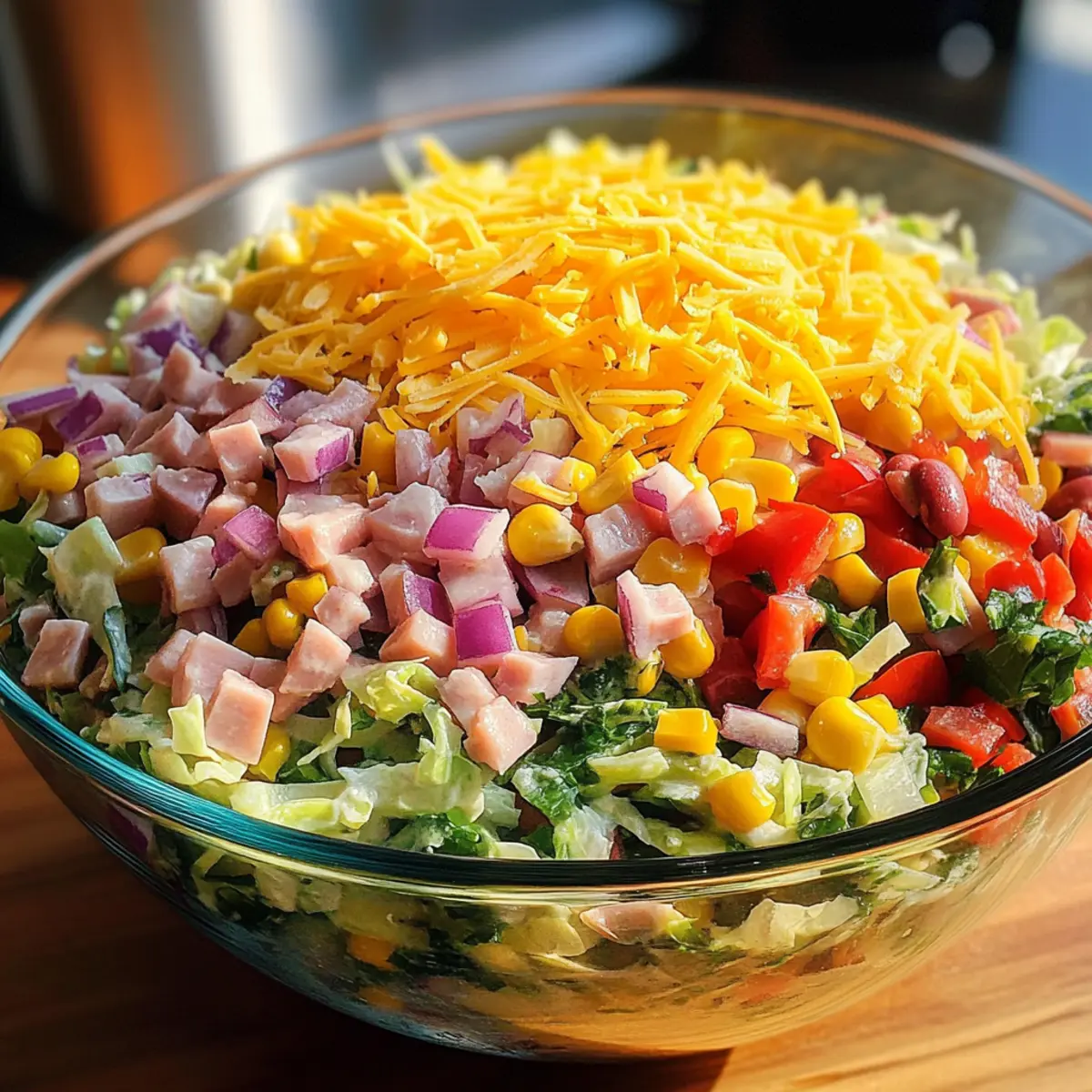 Ueber-Nacht-Salat Rezept zum Vorbereiten