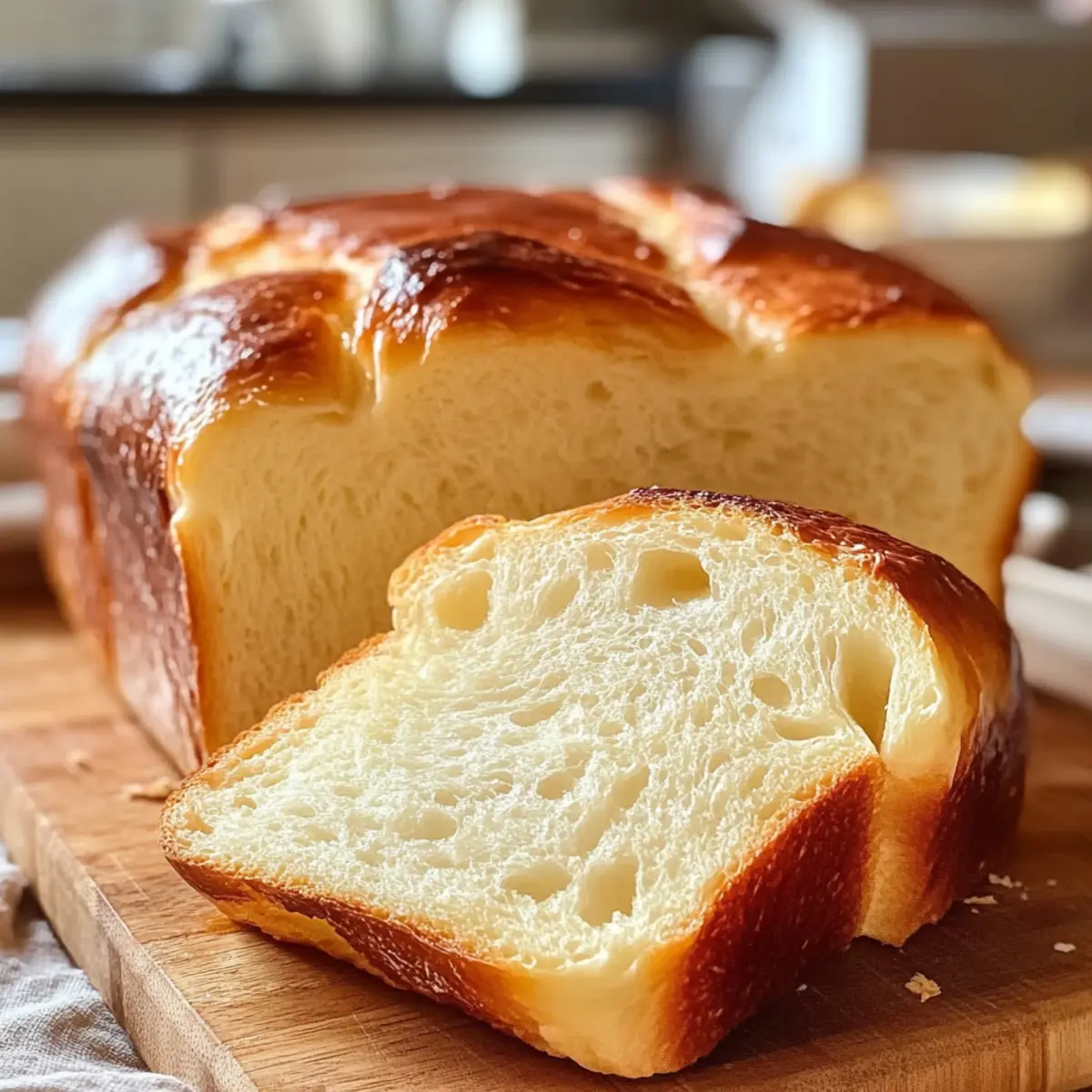 Weiches und Buttriges Milchbrot Laib
