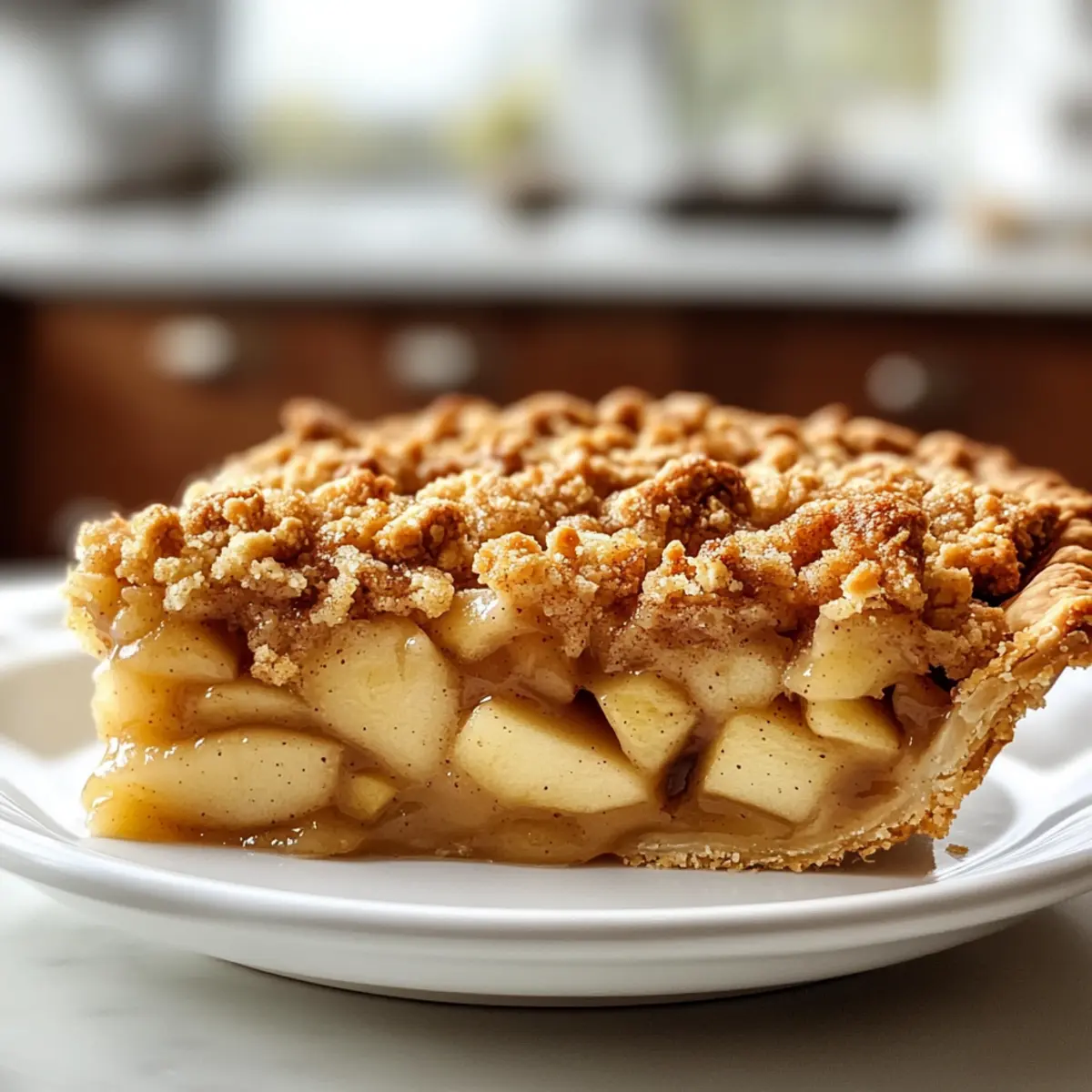 Apfel-Crisp-Kuchen Rezept Zutaten: 6 große Äpfel 120 g Zucker 1 TL Zimt 1 TL Zitronensaft 120 g Mehl 120 g Haferflocken 120 g Butter 1 Prise Salz Anleitung: 1. Ofen auf 180°C vorheizen. 2. Äpfel schälen, entkernen und in Scheiben schneiden. 3. Äpfel mit Zucker, Zimt und Zitronensaft vermengen. 4. In einer separaten Schüssel Mehl, Haferflocken, Butter und Salz mischen. 5. Die Apfelmischung in eine Pie-Form geben und die Haferflocken-Mischung gleichmäßig darüber verteilen. 6. Im vorgeheizten Ofen 45-50 Minuten backen, bis die Kruste goldbraun ist. 7. Warm servieren.