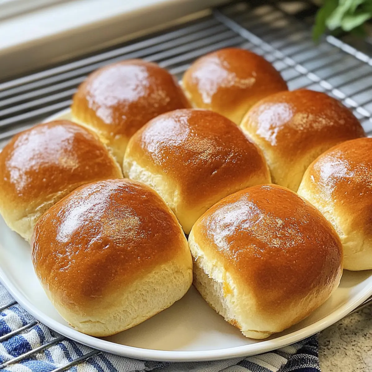 Hausgemachte Hotdog- und Hamburger-Brötchen