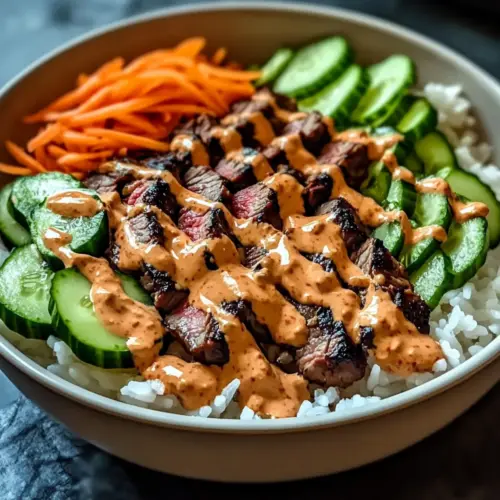 Koreanisches BBQ Steak Schalen