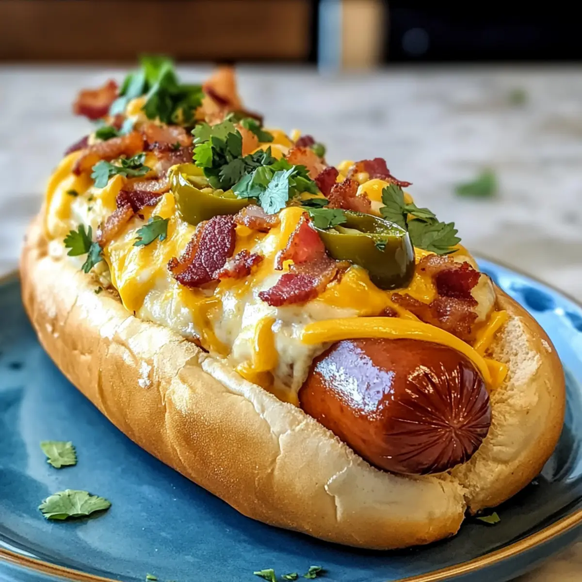 Beladene Jalapeño-Popper-Hotdogs