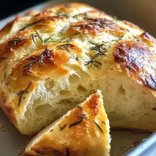 Rosmarin & geröstetes Knoblauch Artisan Brot