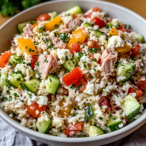 Schneller Reissalat mit Thunfisch
